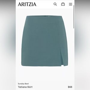 Aritzia Tatiana Skirt in Outerspace (8)